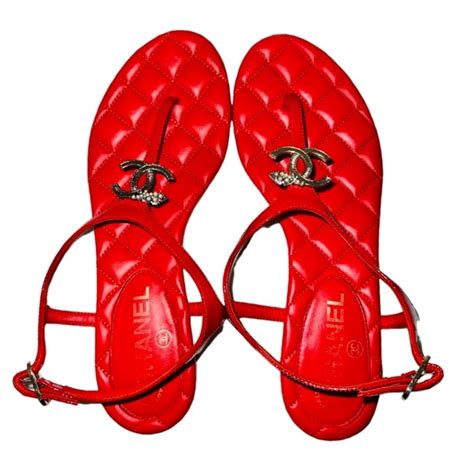 chanel pool thong sandals|where to buy Chanel sandals.